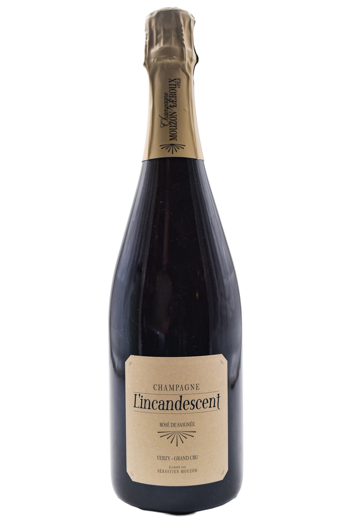 Bottle of Mouzon-Leroux Champagne Extra Brut Rose De Saignee l'Incandescent NV-Sparkling Wine-Flatiron SF