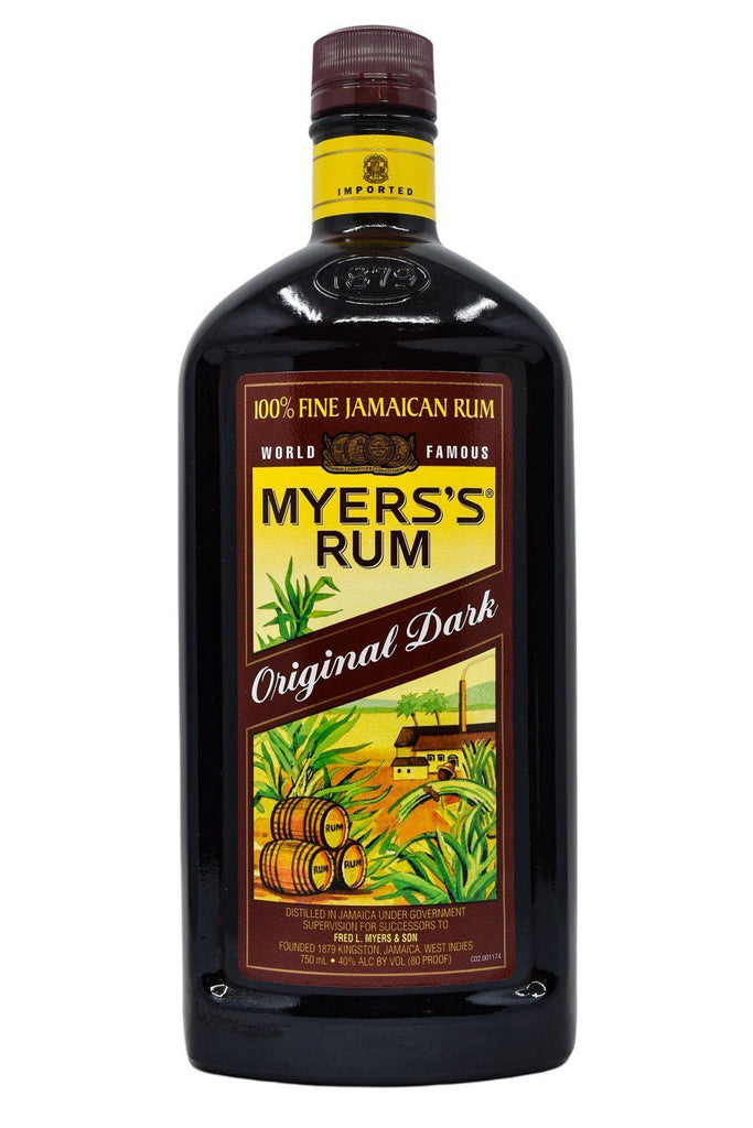 Bottle of Myers's Dark Rum-Spirits-Flatiron SF