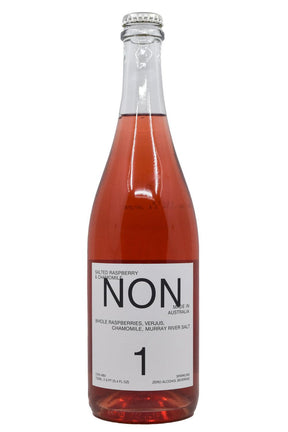 Bottle of NON 1 Salted Raspberry & Chamomile Non Alcoholic Wine Alternative-Grocery-Flatiron SF
