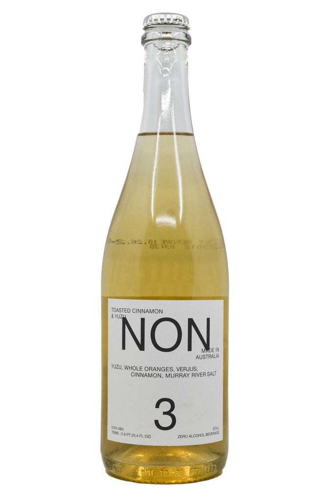 Bottle of NON 3 Toasted Cinnamon & Yuzu Non Alcoholic Wine Alternative-Grocery-Flatiron SF