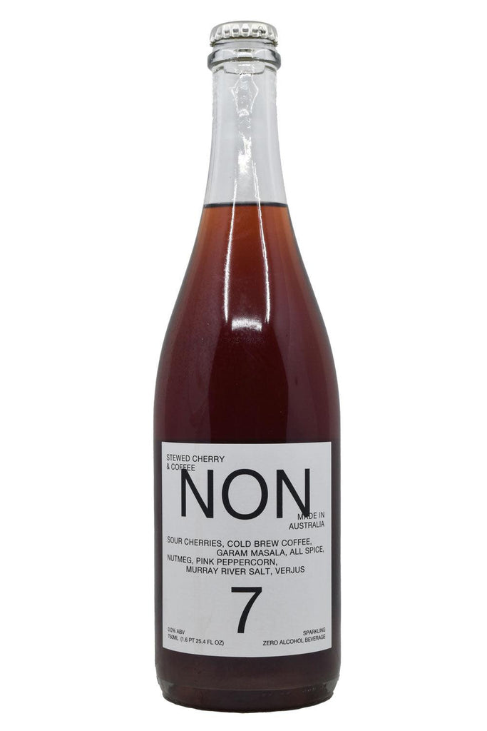 Bottle of NON 7 Stewed Cherry & Coffee Non Alcoholic Wine Alternative-Grocery-Flatiron SF