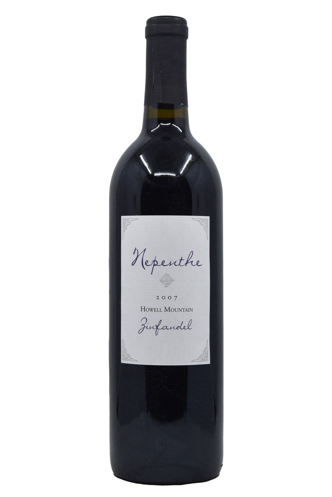 Bottle of Nepenthe Howell Mountain Zinfandel 2007-Red Wine-Flatiron SF