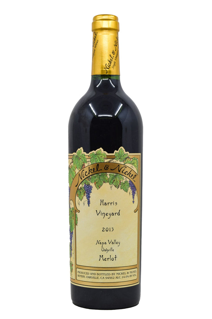 Bottle of Nickel & Nickel Oakville Merlot Harris Vineyard 2013-Red Wine-Flatiron SF