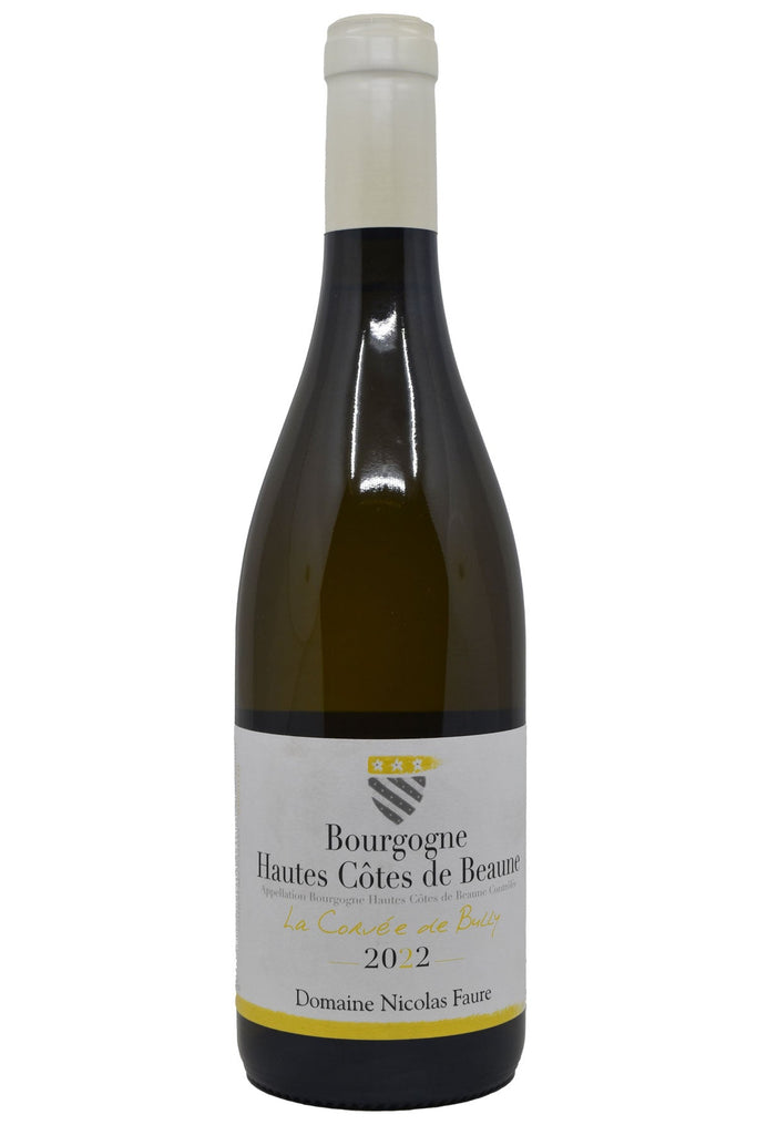 Bottle of Nicolas Faure Bourgogne Hautes Cotes de Beaune Blanc la Corvee Bully 2022-White Wine-Flatiron SF