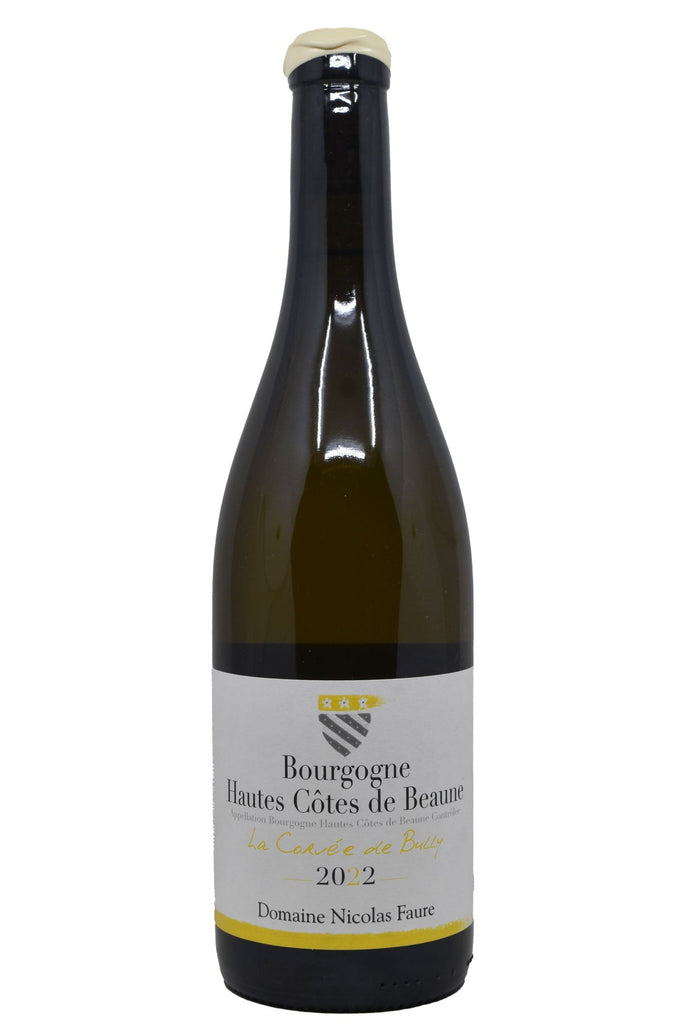 Bottle of Nicolas Faure Bourgogne Hautes Cotes de Beaune Blanc la Corvee de Bully Pinot Blanc 2022-White Wine-Flatiron SF