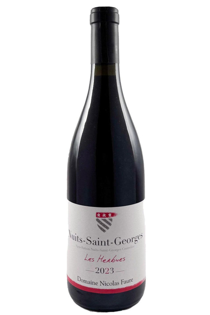 Bottle of Nicolas Faure Nuits Saint George Les Herbues 2023-Red Wine-Flatiron SF