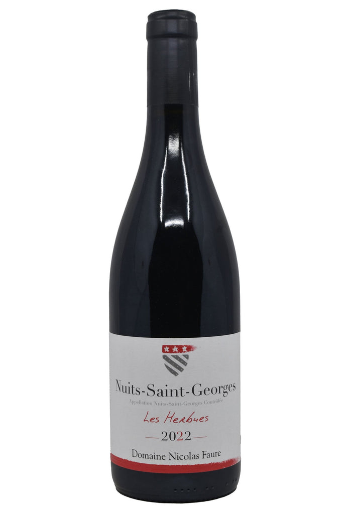 Bottle of Nicolas Faure Nuits Saint George les Herbues 2022-Red Wine-Flatiron SF