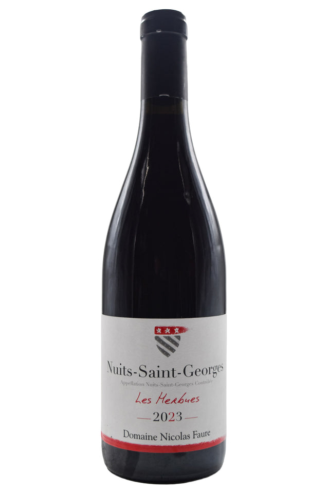 Bottle of Nicolas Faure Nuits Saint Georges Les Herbues 2023 [NET]-Red Wine-Flatiron SF