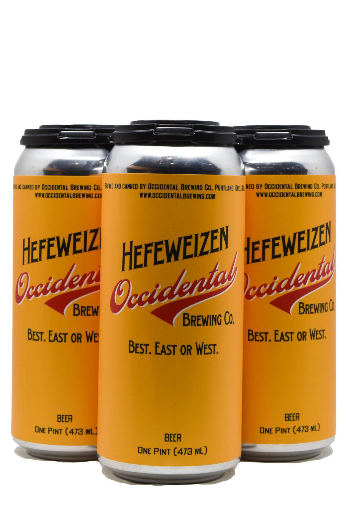 Bottle of Occidental Brewing Co. Hefeweizen 4pk (16oz)-Beer-Flatiron SF