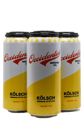 Bottle of Occidental Brewing Co. Kolsch 4pk (16oz)-Beer-Flatiron SF