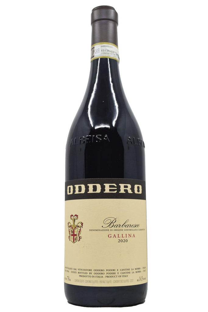Bottle of Oddero Barbaresco Gallina 2020-Red Wine-Flatiron SF