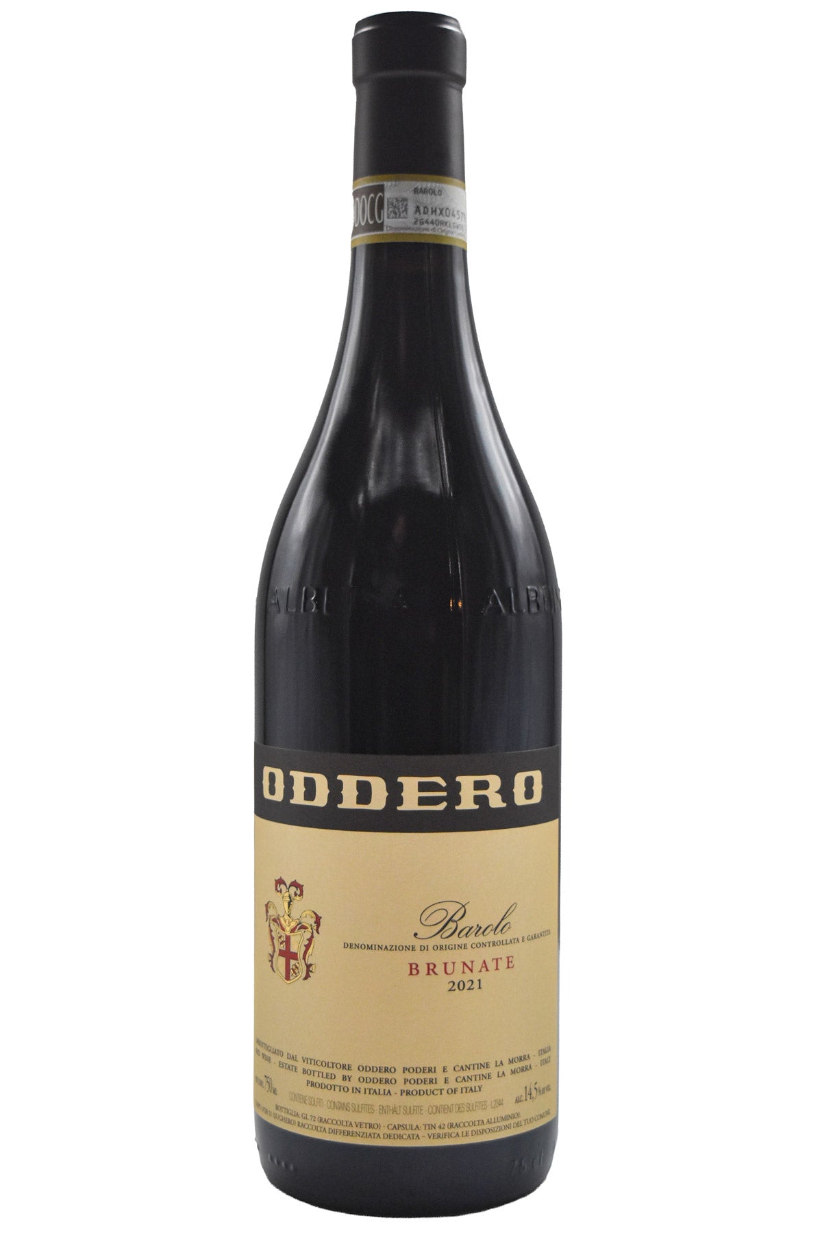 Bottle of Oddero Barolo Brunate 2021-Red Wine-Flatiron SF
