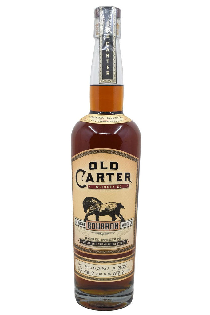 Bottle of Old Carter Small Batch Bourbon Batch #16-Spirits-Flatiron SF