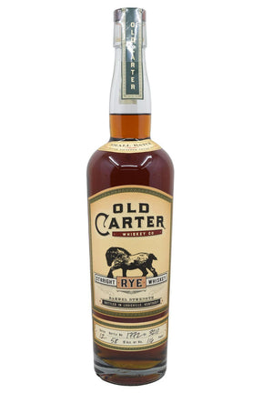 Bottle of Old Carter Straight Rye Whiskey Batch #12-Spirits-Flatiron SF