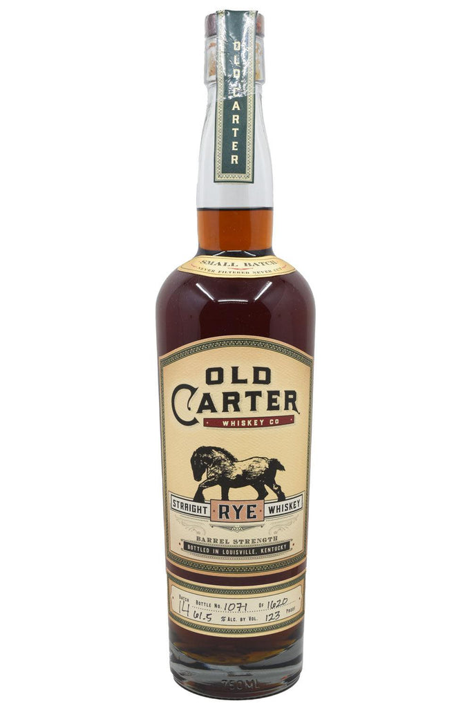 Bottle of Old Carter Straight Rye Whiskey Batch #14-Spirits-Flatiron SF