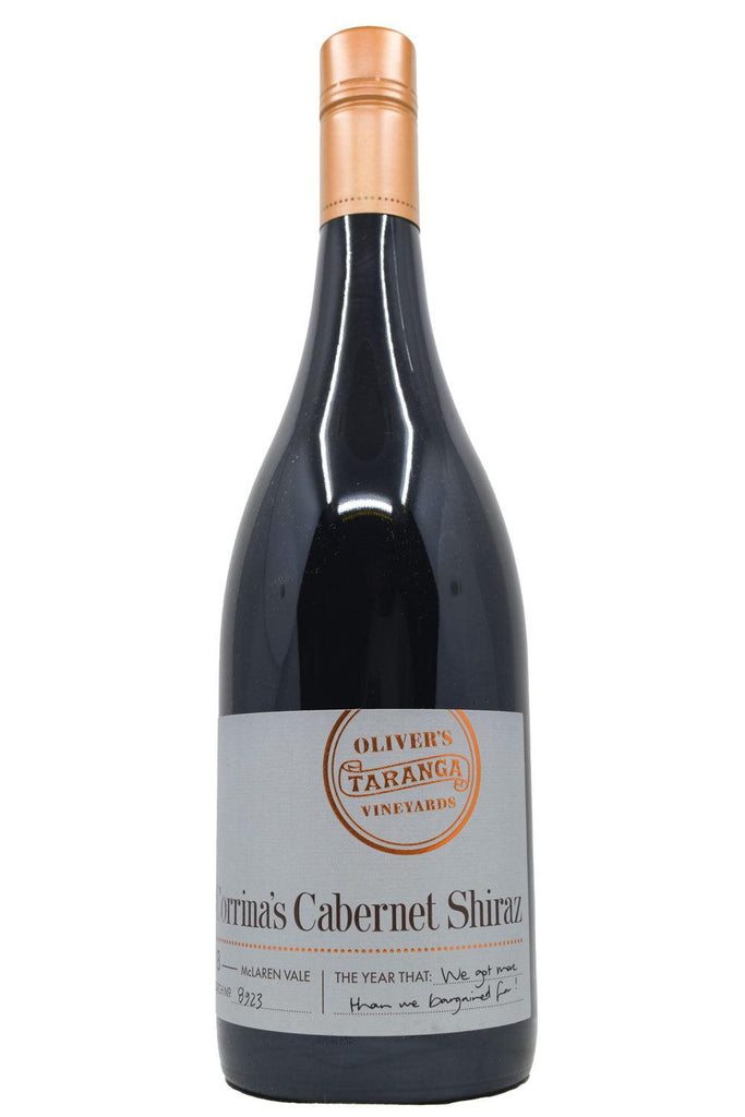 Bottle of Oliver's Taranga Vineyards Corrina's Cabernet/Shiraz 2018-Red Wine-Flatiron SF