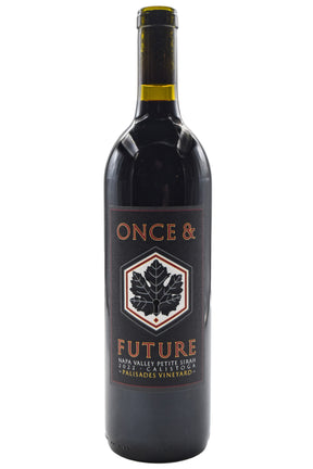 Bottle of Once & Future Napa Valley Petite Sirah Palisades Vineyard 2022-Red Wine-Flatiron SF