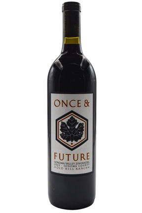 Bottle of Once & Future Sonoma Valley Zinfandel Old Hill Ranch Vineyard 2022-Red Wine-Flatiron SF