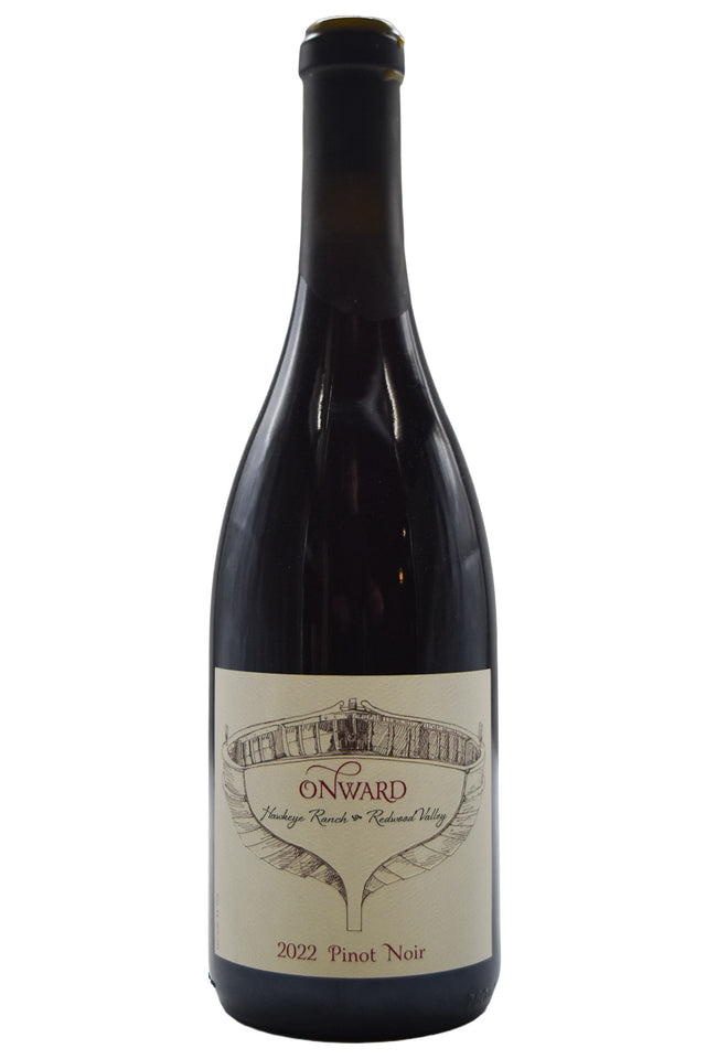 Bottle of Onward Redwood Valley Pinot Noir Hawkeye Ranch 2022-Red Wine-Flatiron SF