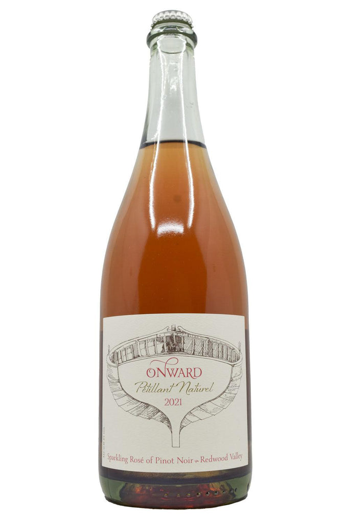 Bottle of Onward Redwood Valley Rose of Pinot Noir Pet Nat Hawkeye Ranch 2021-Sparkling Wine-Flatiron SF
