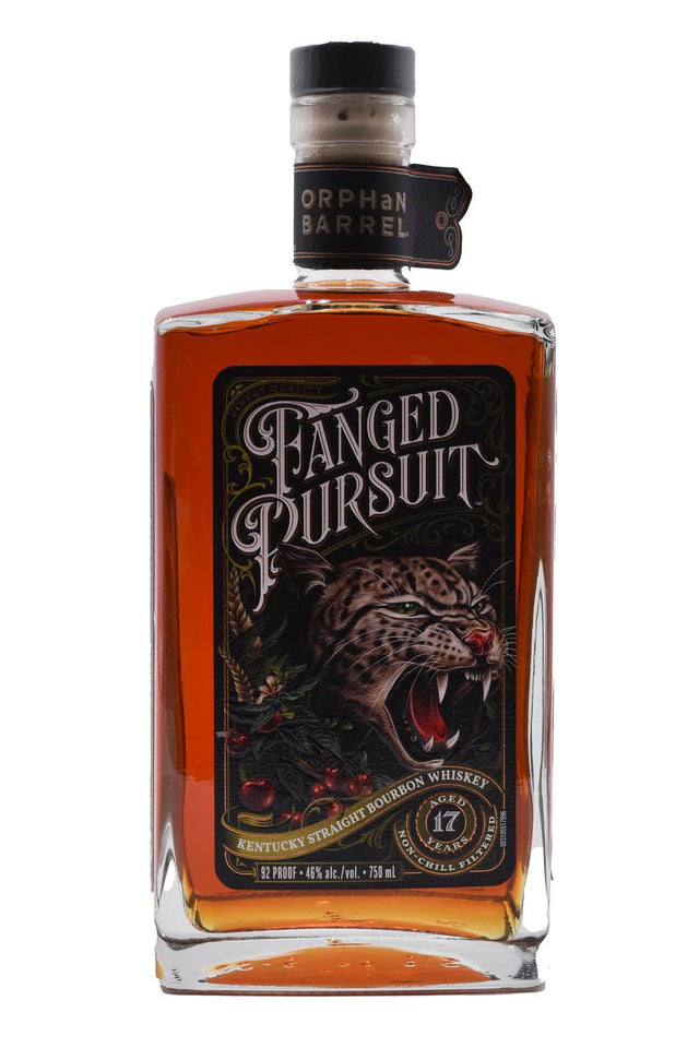 Bottle of Orphan Barrel Fanged Pursuit 17 Year Straight Bourbon Whiskey-Spirits-Flatiron SF