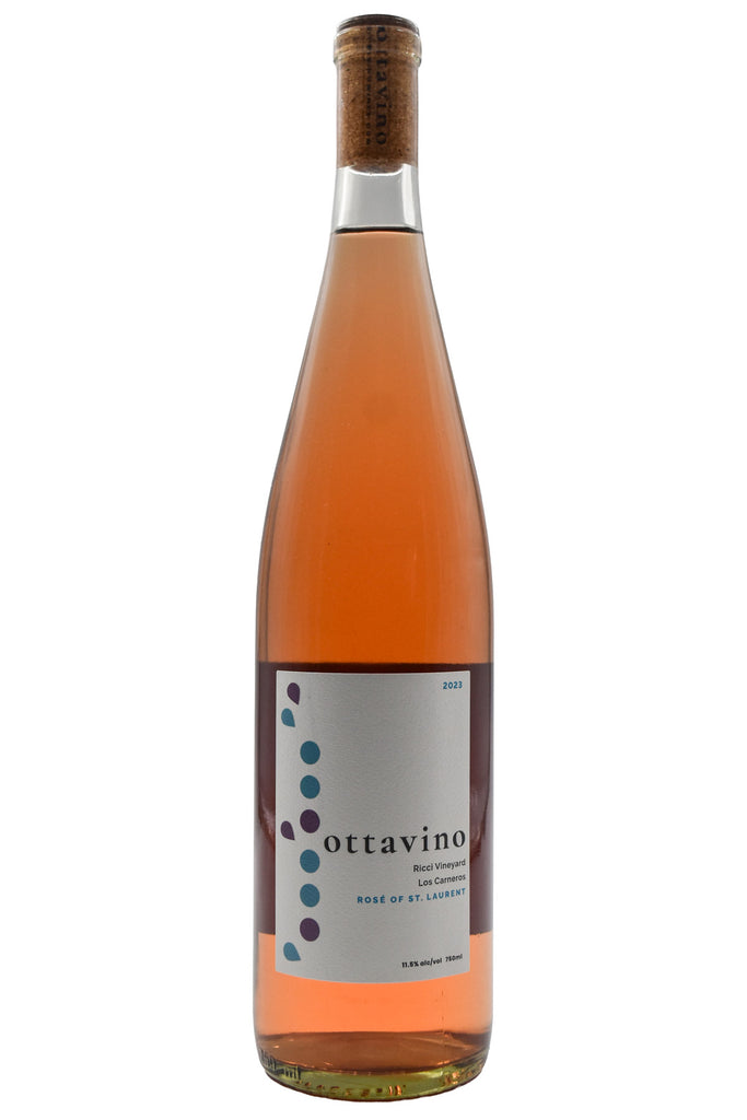 Bottle of Ottavino Los Carneros Rose of Saint Laurent Ricci Vineyard 2023-Rosé Wine-Flatiron SF