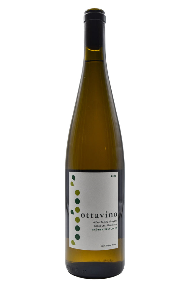 Bottle of Ottavino Santa Cruz Mountains Gruner Veltliner Alfaro Family Vineyard 2023-White Wine-Flatiron SF