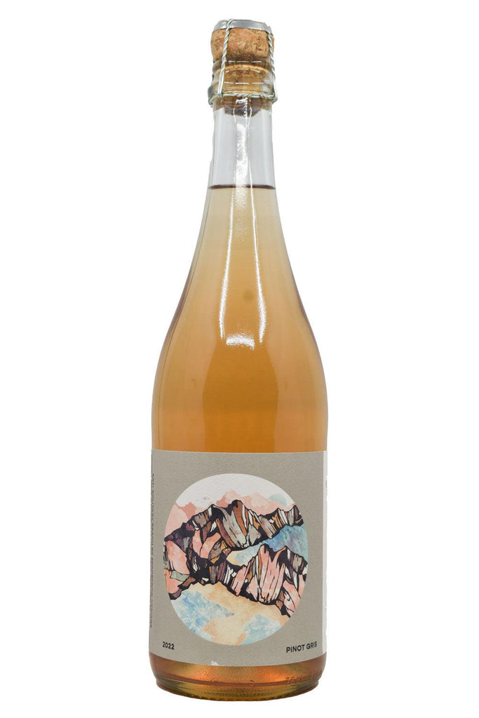 Bottle of Outward Wines SLO Coast Pinot Gris Pet-Nat Bassi Vineyard 2022-Sparkling Wine-Flatiron SF