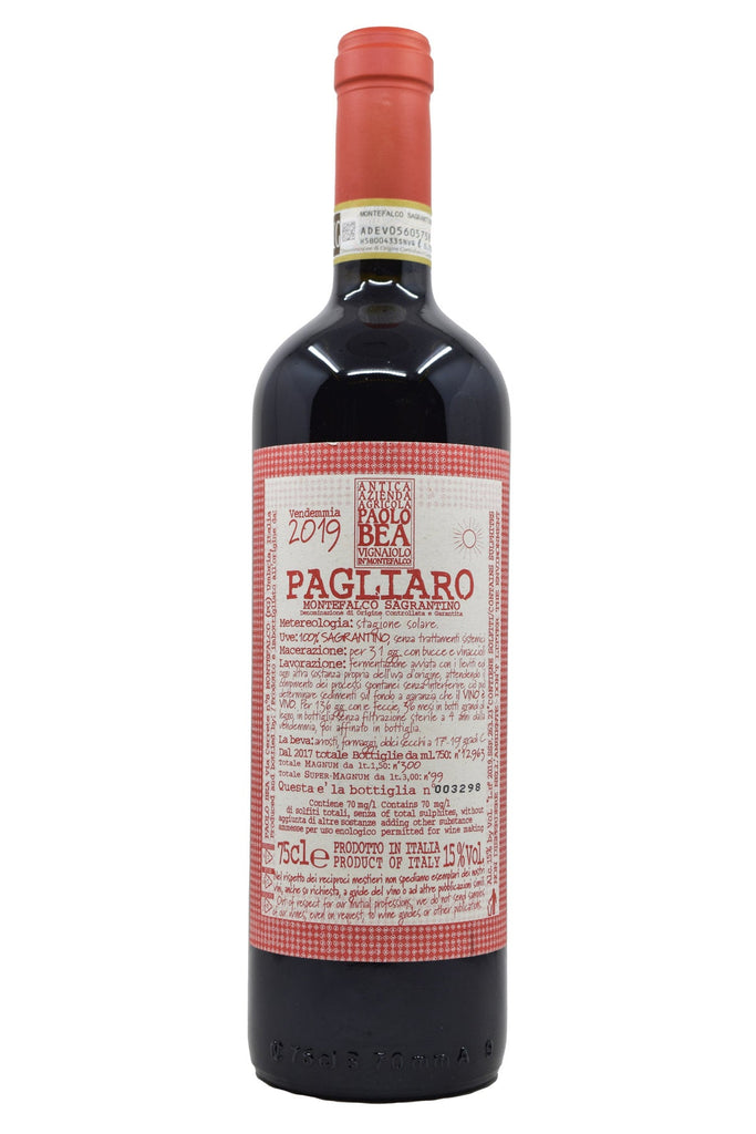 Bottle of Paolo Bea Montefalco Sagrantino Secco Pagliaro 2019-Red Wine-Flatiron SF