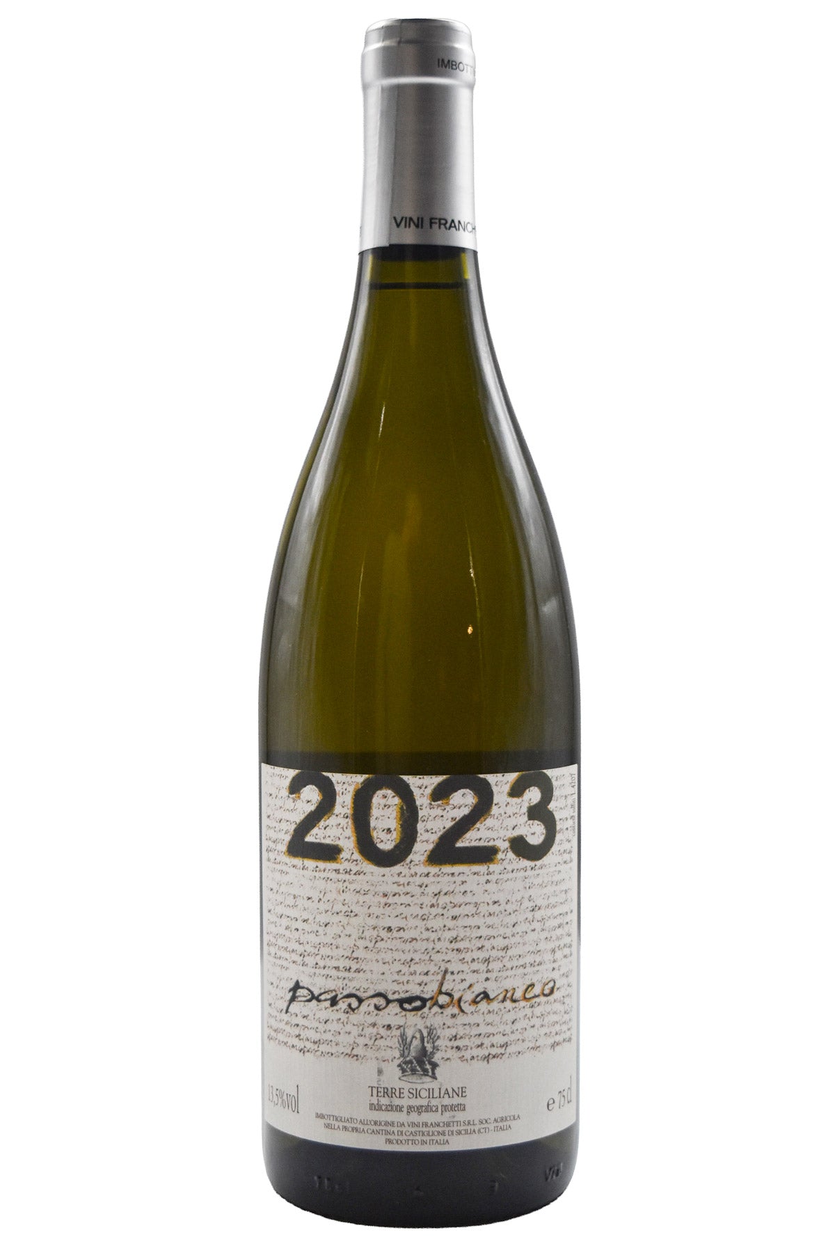 Bottle of Passopisciaro Terre Siciliane Passobianco 2023-White Wine-Flatiron SF
