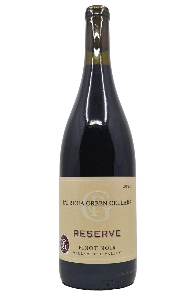 Bottle of Patricia Green Cellars Willamette Valley Pinot Noir Reserve 2021-Red Wine-Flatiron SF