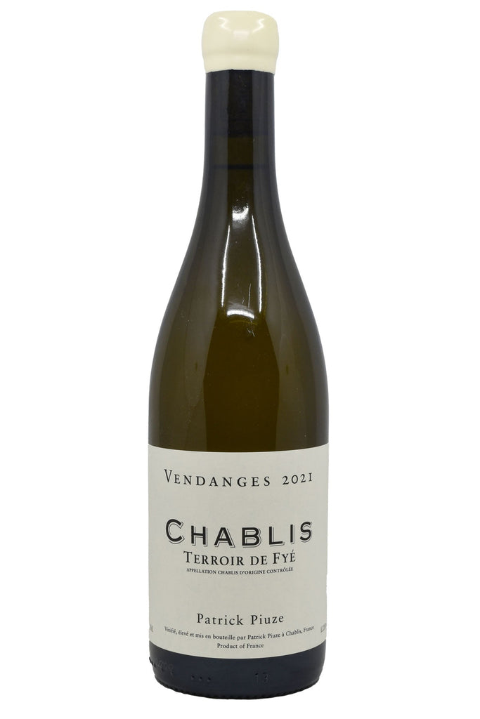 Bottle of Patrick Piuze Chablis Terroir de Fye 2021-White Wine-Flatiron SF