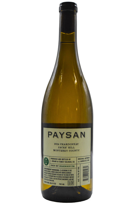 Bottle of Paysan Monterey County Chardonnay Jack's Hill 2024-White Wine-Flatiron SF