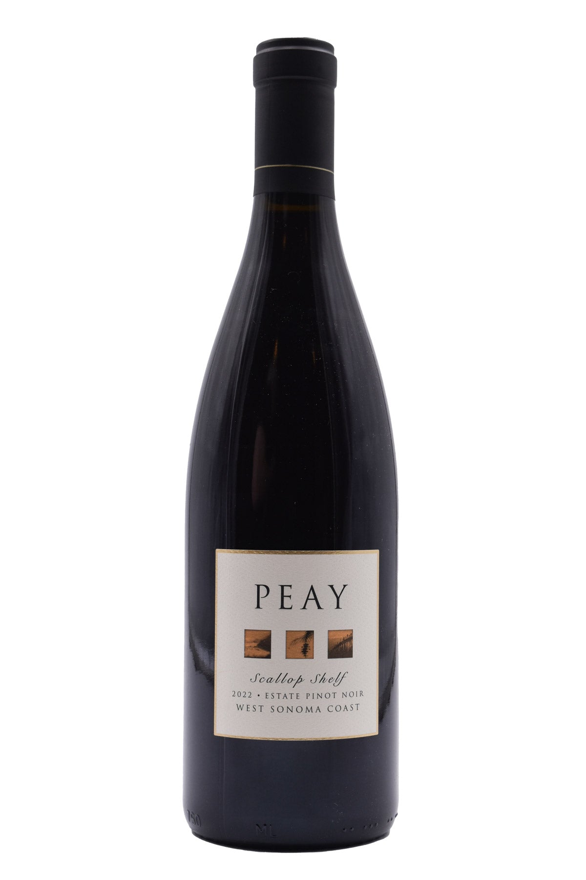 Bottle of Peay Vineyards West Sonoma Coast Estate Pinot Noir Scallop Shelf 2022-Red Wine-Flatiron SF