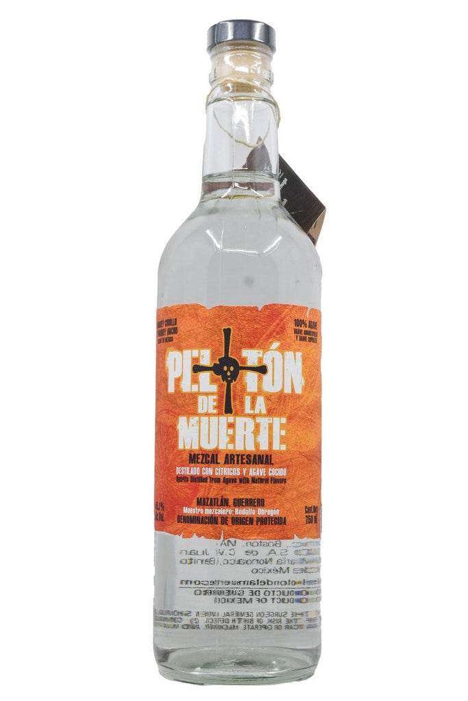 Bottle of Peloton de la Muerte Mezcal Vegan Pechuga-Spirits-Flatiron SF