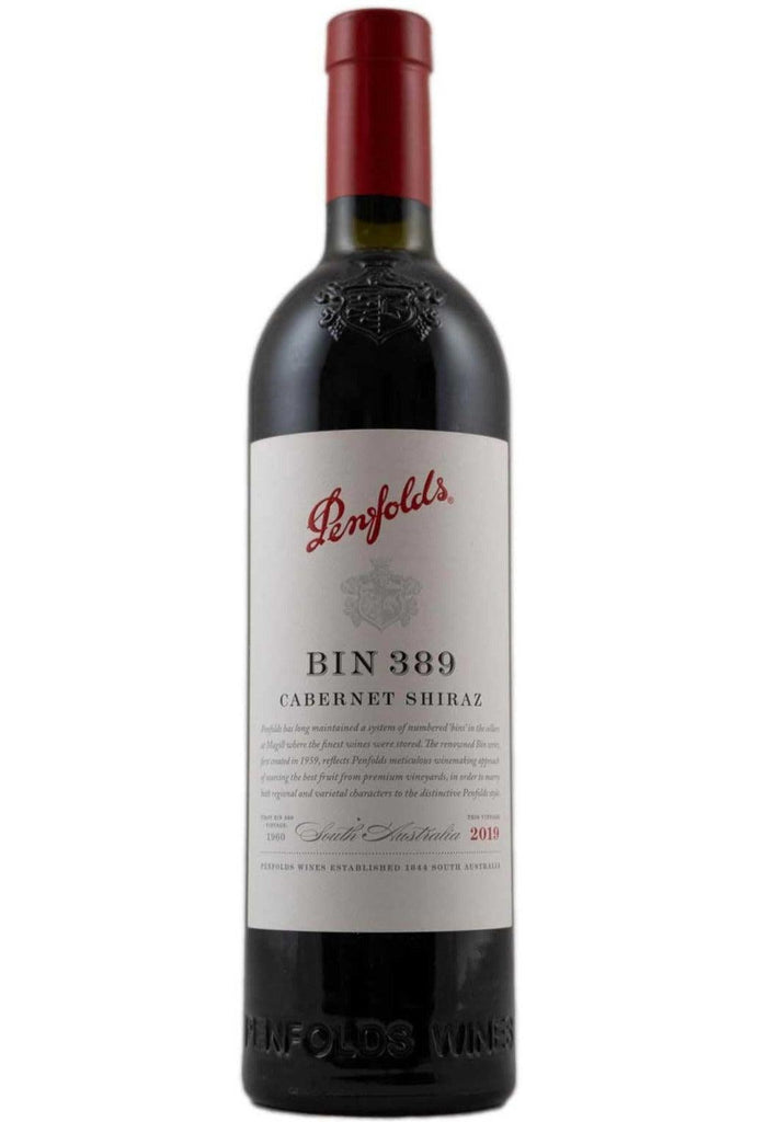 Bottle of Penfolds Cabernet Shiraz Bin 389 2019-Red Wine-Flatiron SF