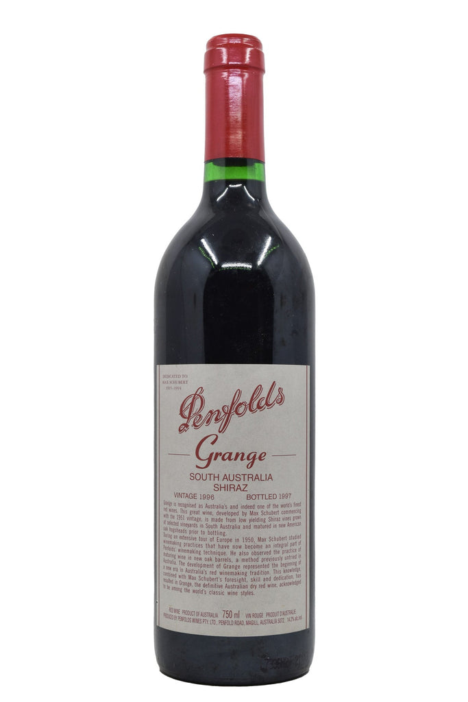 Bottle of Penfolds Grange 1996-Red Wine-Flatiron SF