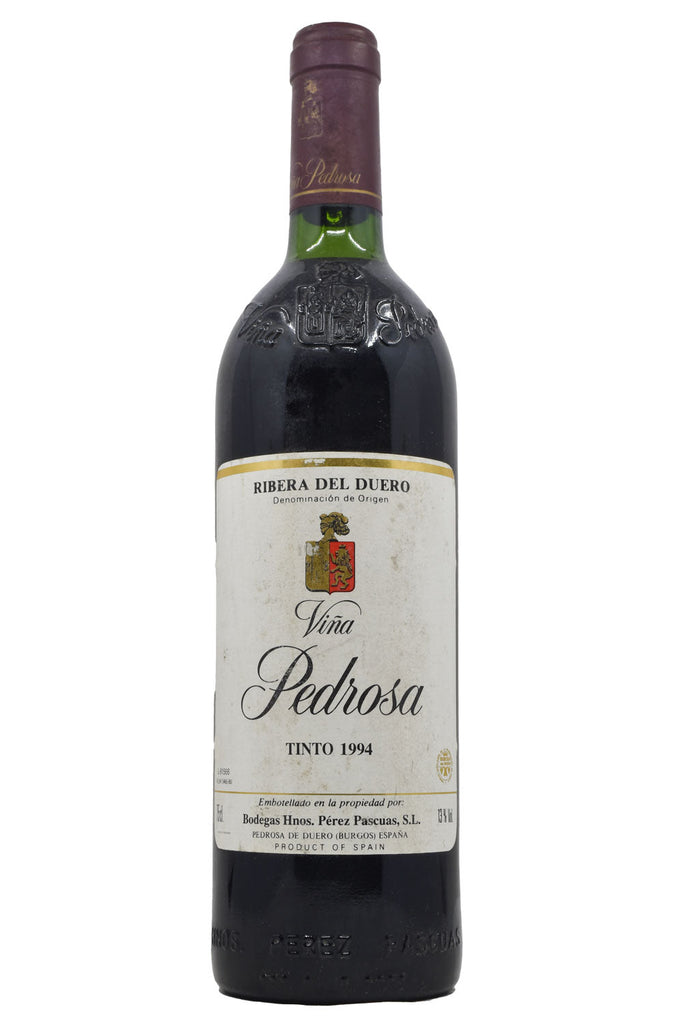 Bottle of Perez Pascuas Ribera Del Duero Crianza Vina Pedrosa 1994-Red Wine-Flatiron SF