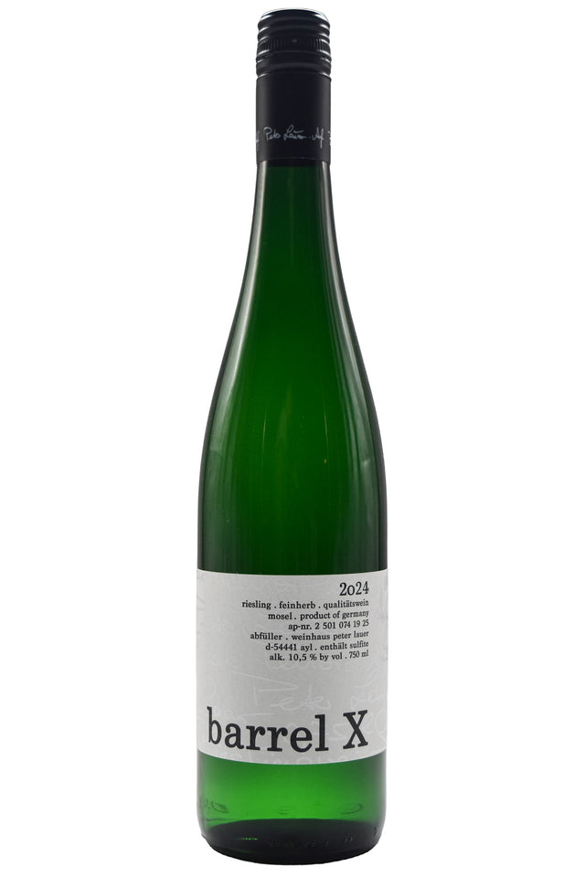 Bottle of Peter Lauer Riesling Barrel X 2024-White Wine-Flatiron SF