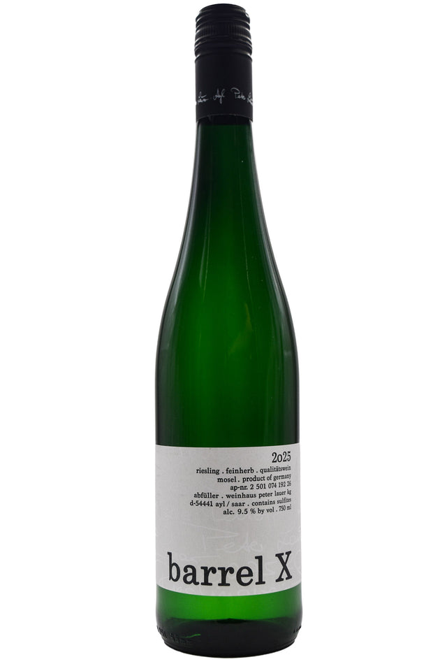 Bottle of Peter Lauer Riesling Barrel X 2025-White Wine-Flatiron SF