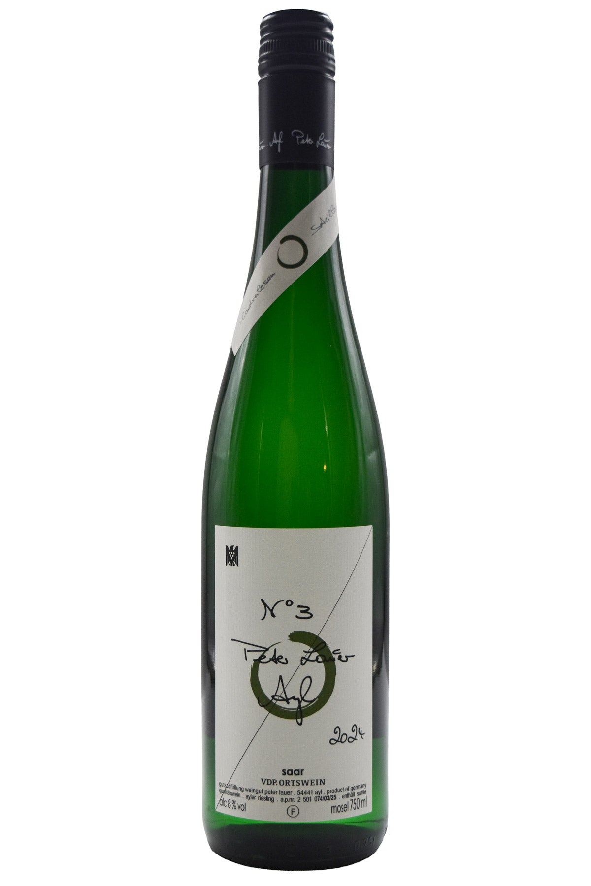 Bottle of Peter Lauer Riesling Feinherb Fass 3 Ayler 2024-White Wine-Flatiron SF