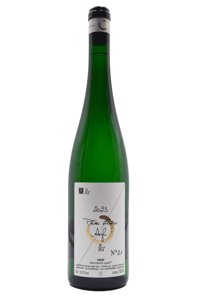 Bottle of Peter Lauer Riesling No. 21 Ayl 1G 2023-White Wine-Flatiron SF
