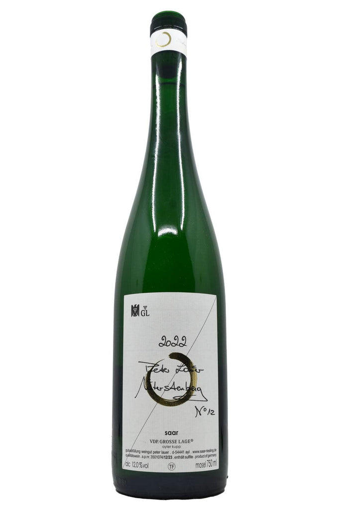 Bottle of Peter Lauer Riesling Unterstenberg No. 12 2022-White Wine-Flatiron SF