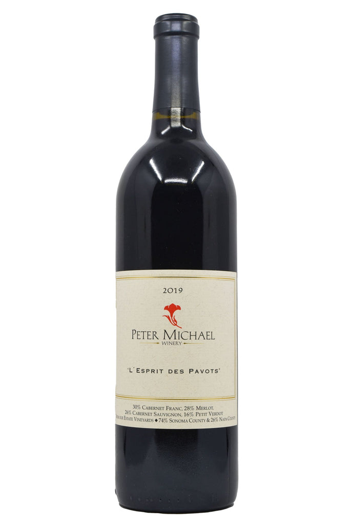 Bottle of Peter Michael Proprietary Red Les Pavots 2019-Red Wine-Flatiron SF