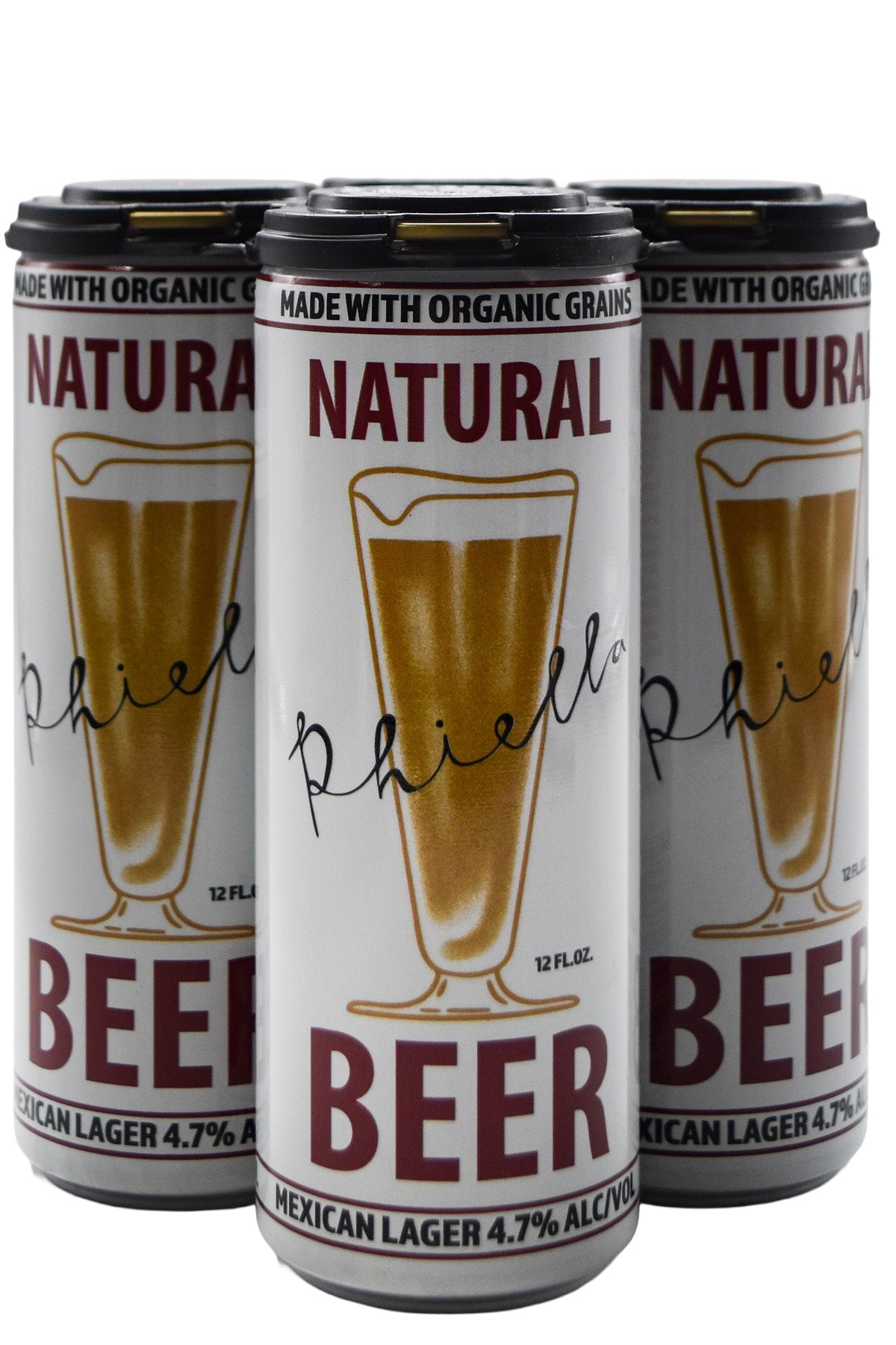 Bottle of Phiella Natural Beer 4pk (12oz)-Beer-Flatiron SF
