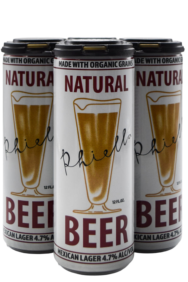 Bottle of Phiella Natural Beer 4pk (12oz)-Beer-Flatiron SF