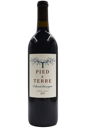 Bottle of Pied a Terre Sonoma County Cabernet Sauvignon 2019-Red Wine-Flatiron SF