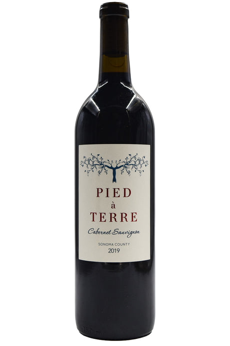 Bottle of Pied a Terre Sonoma County Cabernet Sauvignon 2019-Red Wine-Flatiron SF
