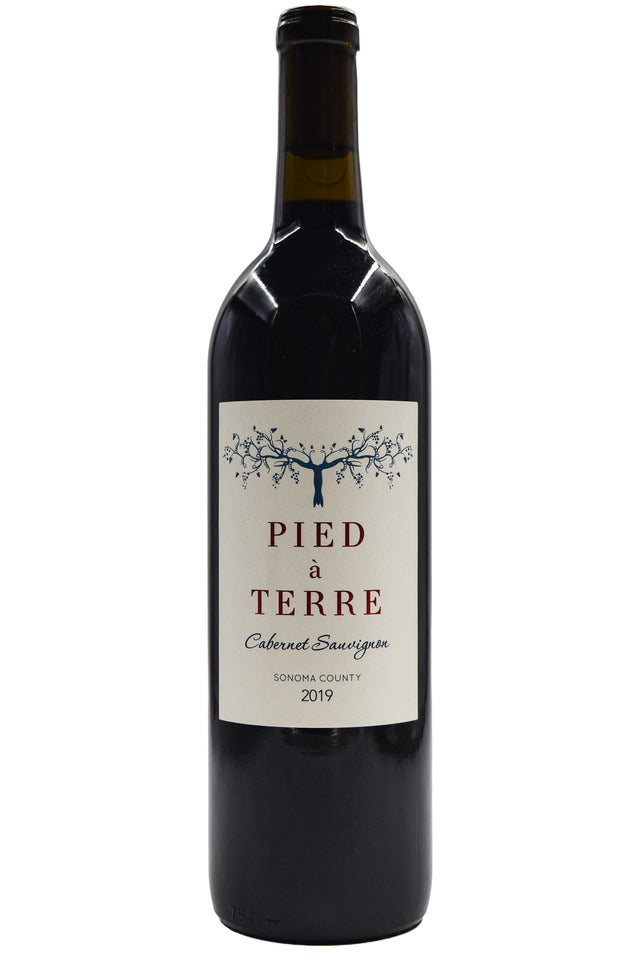 Bottle of Pied a Terre Sonoma County Cabernet Sauvignon 2019-Red Wine-Flatiron SF