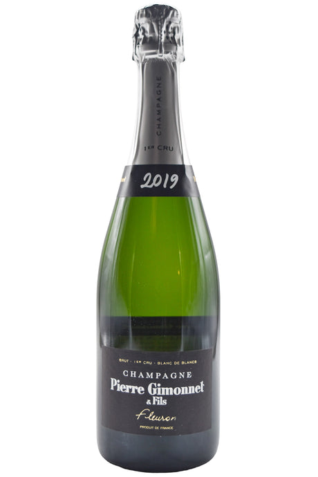 Bottle of Pierre Gimonnet Champagne Blanc de Blancs 1er Cru Brut Fleuron 2019-Sparkling Wine-Flatiron SF